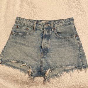Zara size 6 high waisted shorts